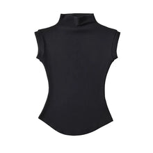 Load image into Gallery viewer, Women Summer Sexy Turtleneck Sleeveless T-Shirts Tops Solid Slim Fit