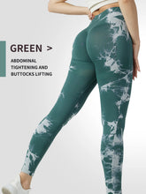 Load image into Gallery viewer, Tie Dye Yoga Pants Sport Leggings Women Seamless High Waist Push Up