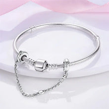 Load image into Gallery viewer, New 925 Sterling Silver Plated Buttefly Daisy Safety Chain Bead