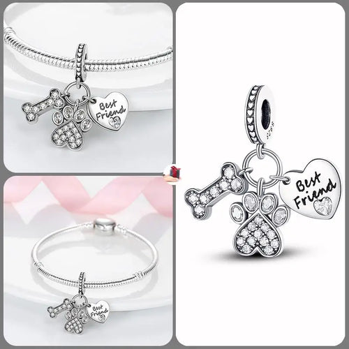 Original Fashion Camera Coffee Cup Flower Charm Beads Suitable for