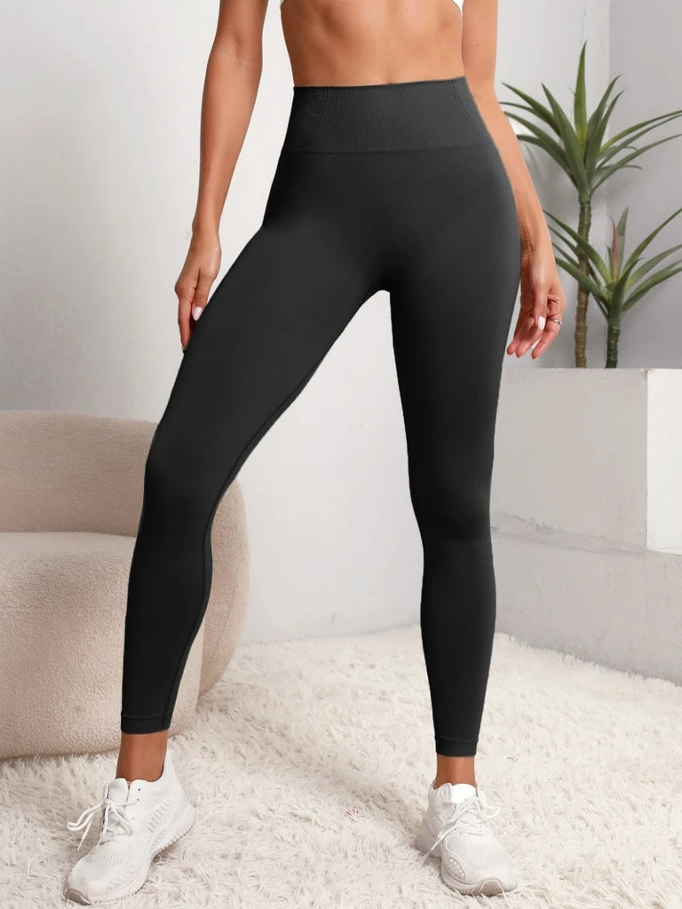 Women Seamless Hip Lifting Women Seamless Sports Leggings High Waist