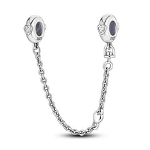 Load image into Gallery viewer, New 925 Sterling Silver Plated Buttefly Daisy Safety Chain Bead