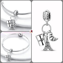 Load image into Gallery viewer, Original Fashion Camera Coffee Cup Flower Charm Beads Suitable for