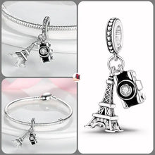 Load image into Gallery viewer, Original Fashion Camera Coffee Cup Flower Charm Beads Suitable for