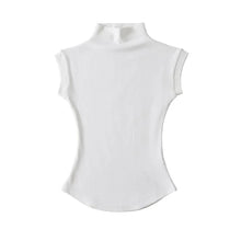 Load image into Gallery viewer, Women Summer Sexy Turtleneck Sleeveless T-Shirts Tops Solid Slim Fit