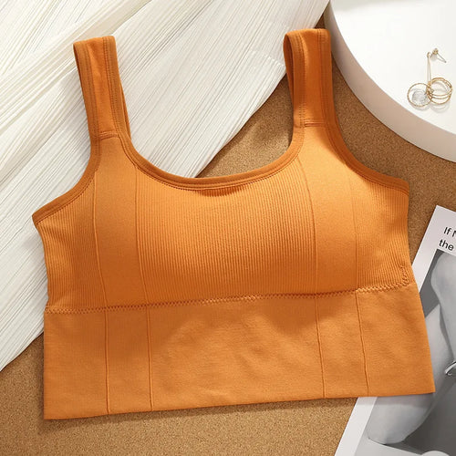 Women Seamless Sports Bra Breathable Fitness Crop Top Beautiful Back