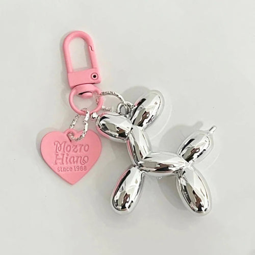 Y2K Balloon Dog Keychain Models for Girls Sweet Ins Style Balloon Dog