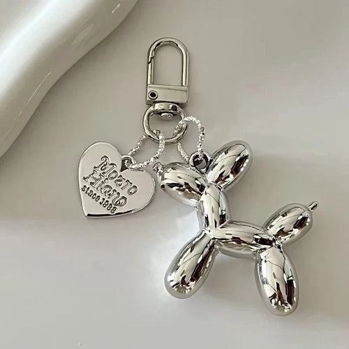 Y2K Balloon Dog Keychain Models for Girls Sweet Ins Style Balloon Dog